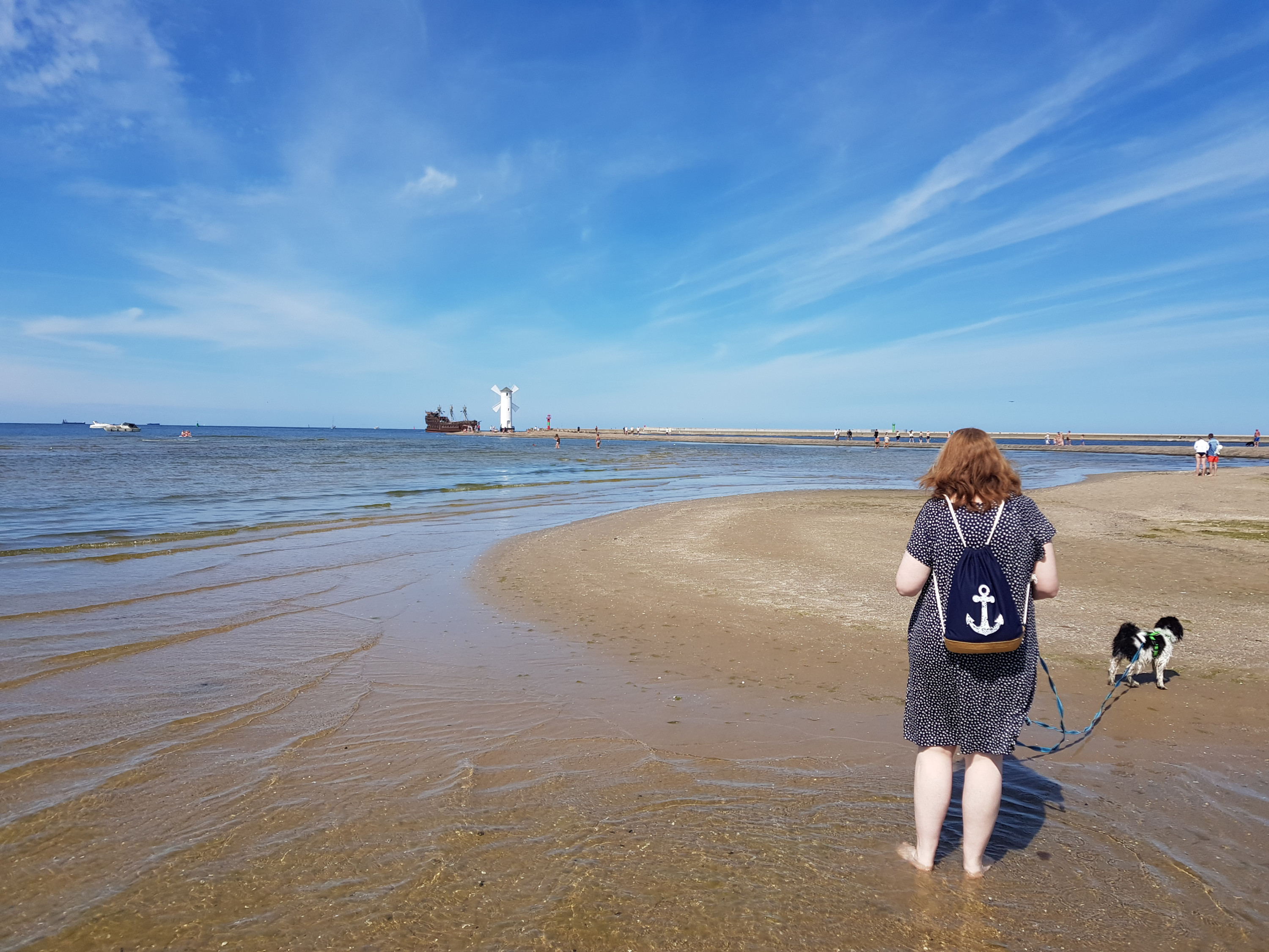 Am Hundestrand von Swinemünde